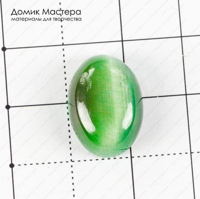 K-K-001480 - тигровый глаз, тонирован, 13х18х7мм