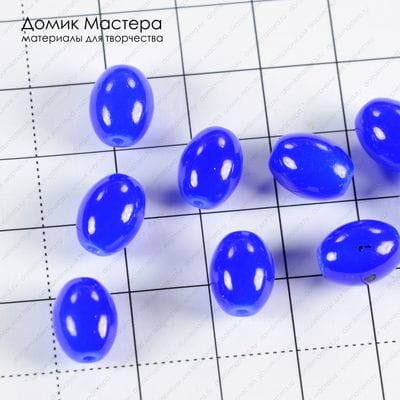 Bu-St-000100 - стекло, бусина, 11х8мм