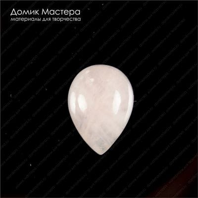 K-K-001467 - розовый кварц, кабошон, 18х13х6мм