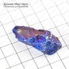 K-Kul-000526 - кристалл кварца, подвеска, титановое напыление, 44х17х14мм