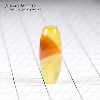 K-Bus-000825 - агат, бусина, 19х8мм