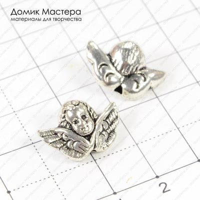 Bu-Met-000167 - бусина, металл, 19х13мм