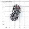 K-Kul-000505 - яшма, подвеска, дракон, 35х20х9мм