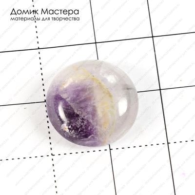 K-K-001212 - аметист, кабошон, 16х5мм