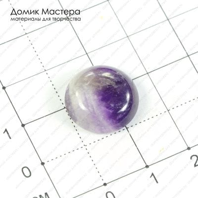 K-K-000540 - аметист, кабошон, 16х5мм