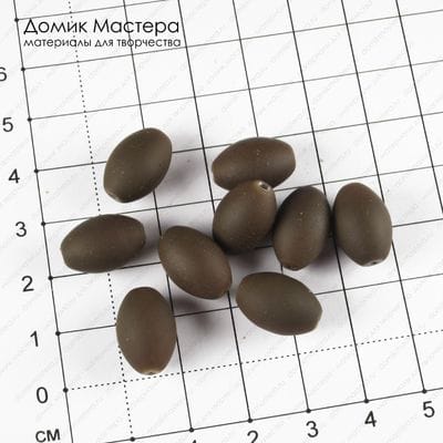 Bu-Akr-000066 - бусины, акрил, 15х10мм