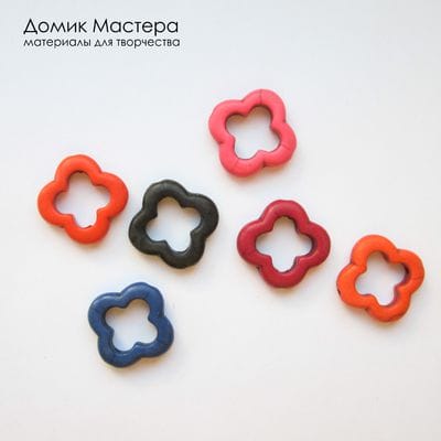 Bu-Akr-000070 - комплект бусин, акрил, 15х15мм