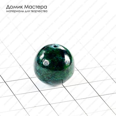 K-Bus-000661 - каменная крошка, бусина, 16мм