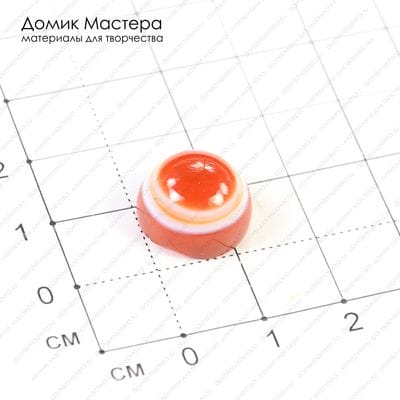 K-K-000635 - агат, око, 13х8мм