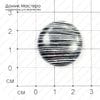 K-K-000318 - кабошон, ювелирный пластик, 25мм