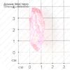 K-Kul-000508 - кристалл кварца с друзой, подвеска, титановое напыление, 38х14мм