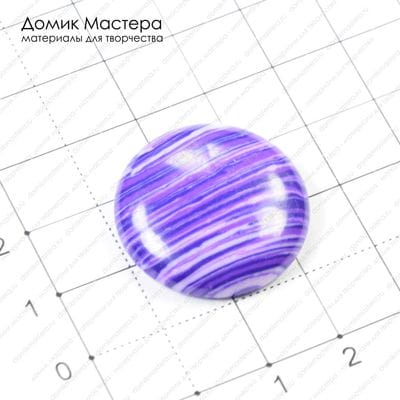 K-K-000242 - кабошон, ювелирный пластик, 25х5мм