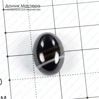 K-K-001322 - агат тонированный, кабошон, 18х13х7мм