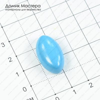 K-K-000292 - кабошон, ювелирный пластик, 23х13х8мм
