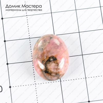 K-K-001342 - родонит, кабошон, 20х15х5мм