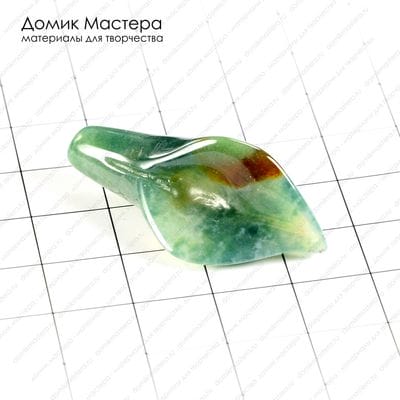 K-Bus-000645 - агат индийский, бусина, 35х14 мм