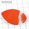 K-Kul-000703 - яшма красная, натуральный камень, подвеска, 47х32х4мм