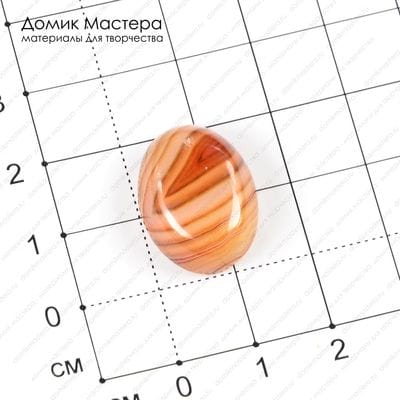 K-K-000940 - агат, кабошон, 20х15х6мм