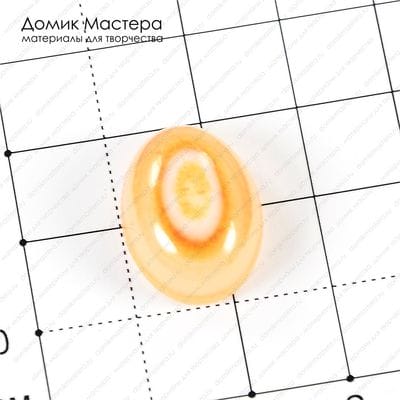 K-K-001275 - агат "око", кабошон, 20х15х7мм