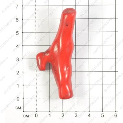 K-Kul-000087 - коралл - подвеска - тонирован - 68х30мм