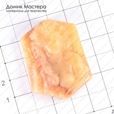 K-Kul-000413 - подвеска резная из камня, 47х33х9мм