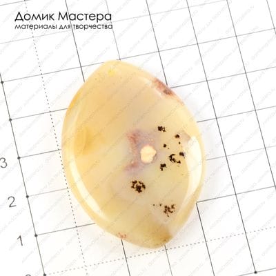 K-Kul-000496 - агат, подвеска, 49х35х5мм