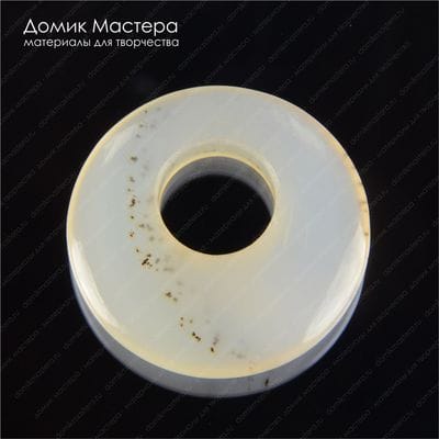 K-Kul-000655 - агат с включениями железа, подвеска, 41х8мм
