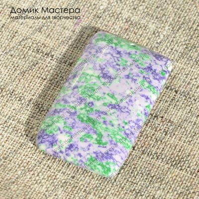 K-Kul-000148 - подвеска, ювелирный пластик, 50х31мм