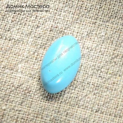 K-K-000168 - кабошон, ювелирный пластик, 24х14х8мм