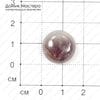 K-K-000311 - аметист, кварц, кабошон, 16х5мм