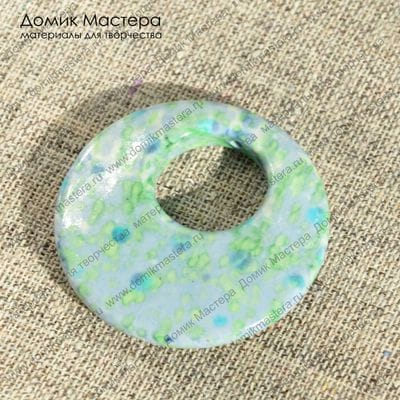 K-Kul-000155 - каменная крошка, подвеска-кольцо, тонирован