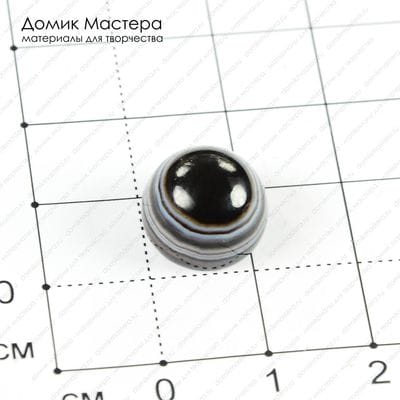 K-K-001079 - агат, кабошон, 11х8 мм