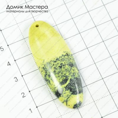 K-Kul-000428 - подвеска. ювелирный пластик, 56х20х7мм