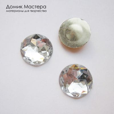 Dek-Akr-000054 - декоративный элемент, акрил, цвет белый,12мм