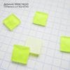 Dek-Akr-000089 - декоративный элемент, акрил, граненый, цвет неоново-желтый, 10х10мм