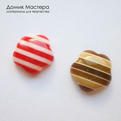 Dek-Akr-000094  - комплект декоративных элементов, акрил, 12х12мм