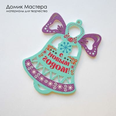 Dek-D-000008 - декоративная подвеска из фанеры, 69х50х3мм