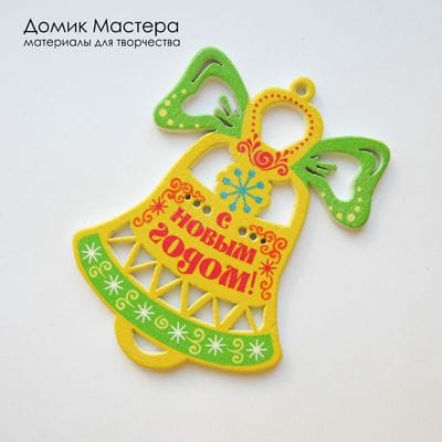 Dek-D-000010 - декоративная подвеска из фанеры, 69х50х3мм