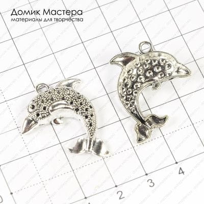 F-Pod-s-000306 - подвеска, под серебро, 32х24мм