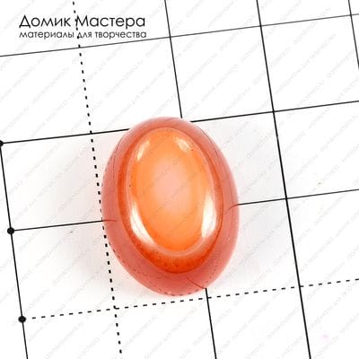 K-K-001203 - агат, кабошон, 20х15х7мм