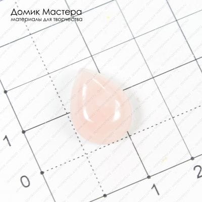 K-K-000526 - кварц розовый, кабошон, 18х13х6мм