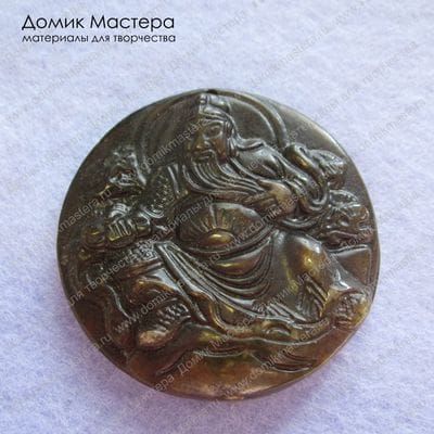 K-Kul-000229 - подвеска, резьба по агату, 50х5мм