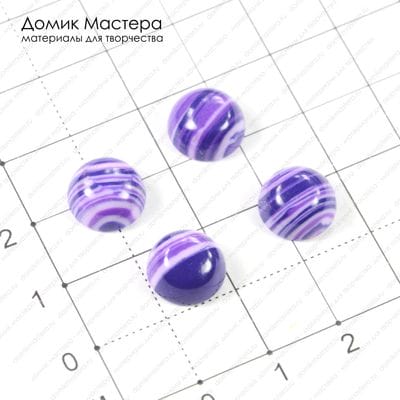K-K-000494 - набор кабошонов (4шт.), ювелирный пластик, 10х5мм