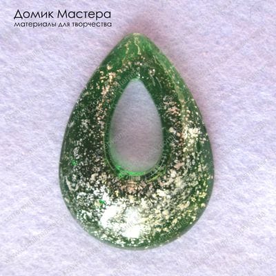 F-Pod-ste-000001  - подвеска, муранское стекло, 50х35мм