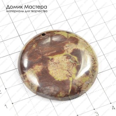 K-Kul-000245 - яшма "цветочная", 45х8мм