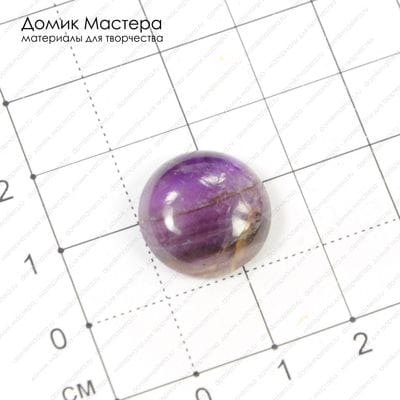 K-K-000517 - аметист, кабошон, 16х5мм