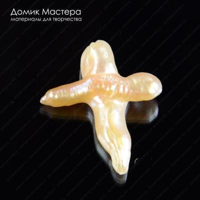 K-Bus-000735 - жемчуг, бусина, 29х25х5мм