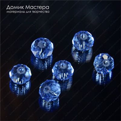 Bu-St-000089 - стекло, бусина, 6х5мм