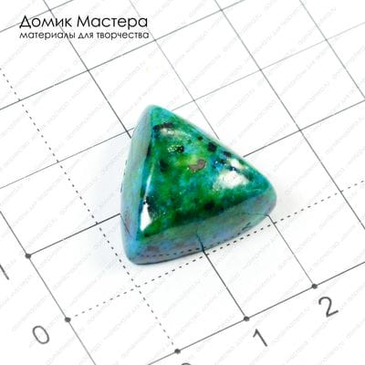 K-K-000313 - кабошон, ювелирный пластик, 20х21мм