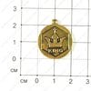F-Pod-z-000004 - подвеска, двусторонняя, 24х21мм, king